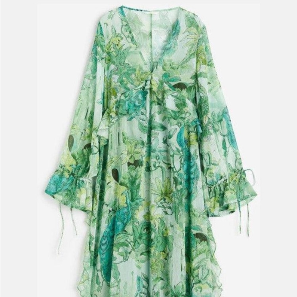 COPY - H&M LONG FLOUNCED DRESS